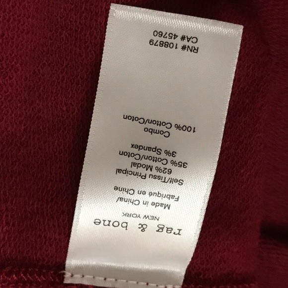 rag & bone size xxs - Picture 8 of 8